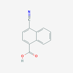 molecular formula C12H7NO2 B7903669 4-氰基-1-萘甲酸 CAS No. 3839-19-8