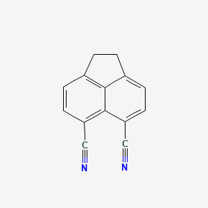 molecular formula C14H8N2 B7903709 1,2-Dihydroacenaphthylene-5,6-dicarbonitrile 