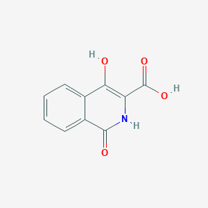 molecular formula C10H7NO4 B7903713 4-Hydroxy-1-oxo-1,2-dihydroisoquinoline-3-carboxylic acid 