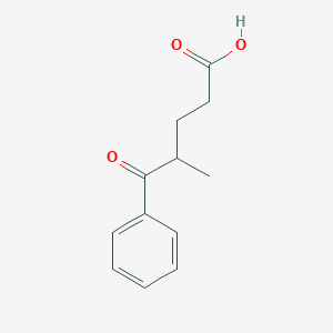 molecular formula C12H14O3 B7903716 4-Methyl-5-oxo-5-phenylpentanoic acid 