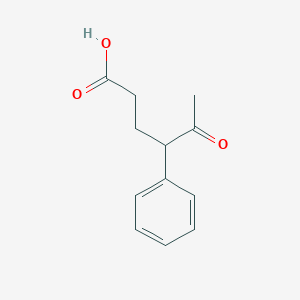 molecular formula C12H14O3 B7903719 4-Phenyl-5-oxohexanoic acid 