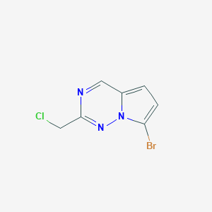 7-Bromo-2-(chloromethyl)pyrrolo[2,1-f][1,2,4]triazine