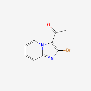 molecular formula C9H7BrN2O B7903820 1-(2-Bromoimidazo[1,2-a]pyridin-3-yl)ethanone 