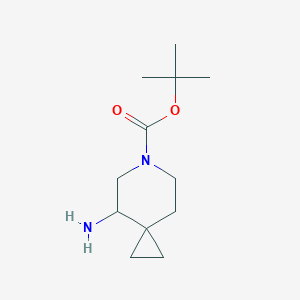 molecular formula C12H22N2O2 B7903880 tert-Butyl 4-amino-6-azaspiro[2.5]octane-6-carboxylate 