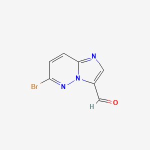 molecular formula C7H4BrN3O B7903883 6-Bromoimidazo[1,2-b]pyridazine-3-carbaldehyde 