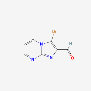 molecular formula C7H4BrN3O B7903886 3-Bromoimidazo[1,2-a]pyrimidine-2-carbaldehyde CAS No. 1018828-40-4