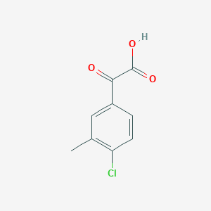 molecular formula C9H7ClO3 B7904000 (4-Chloro-3-methylphenyl)glyoxylic acid CAS No. 250642-58-1