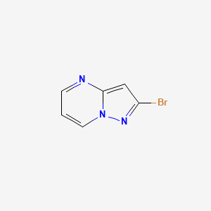 molecular formula C6H4BrN3 B7904009 2-溴吡唑并[1,5-a]嘧啶 