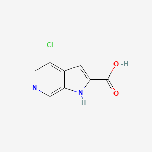molecular formula C8H5ClN2O2 B7904027 4-chloro-1H-pyrrolo[2,3-c]pyridine-2-carboxylic acid 