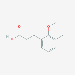 molecular formula C11H14O3 B7904041 3-(2-Methoxy-3-methylphenyl)propanoic acid CAS No. 74090-49-6