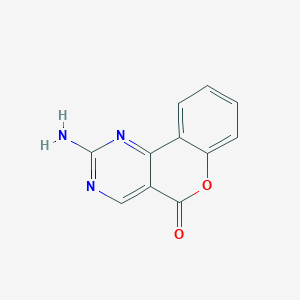 5H-[1]Benzopyrano[4,3-d]pyrimidin-5-one, 2-amino-