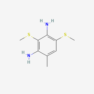 molecular formula C9H14N2S2 B7904131 1,3-Benzenediamine,4-methyl-2,6-bis(methylthio)- 