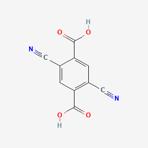 molecular formula C10H4N2O4 B7904145 2,5-Dicyanoterephthalic acid 