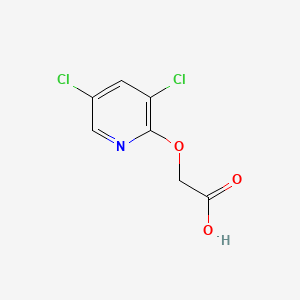 molecular formula C7H5Cl2NO3 B7904182 (3,5-Dichloro-2-pyridyloxy)acetic acid 