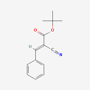 molecular formula C14H15NO2 B7904244 alpha-Cyanocinnamic acid tert-butyl ester 