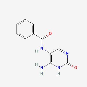 N-(4-amino-2-oxo-1,2-dihydropyrimidin-5-yl)benzamide