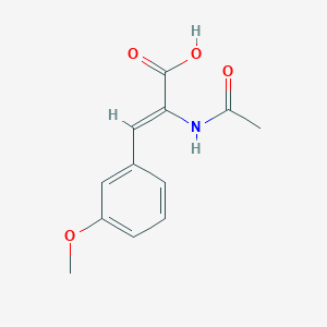 molecular formula C12H13NO4 B7904273 3-Methoxy-alpha-(acetylamino)cinnamic acid 