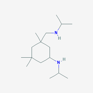 molecular formula C16H34N2 B7904328 Isopropyl-[3-(isopropylamino-methyl)-3,5,5-trimethyl-cyclohexyl]-amine 