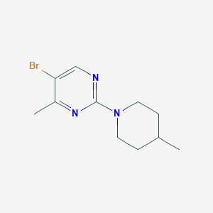 5-Bromo-4-methyl-2-(4-methylpiperidin-1-yl)pyrimidine