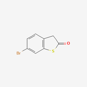 molecular formula C8H5BrOS B7904384 6-Bromobenzo[b]thiophen-2(3H)-one 