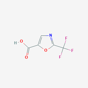 molecular formula C5H2F3NO3 B7904405 2-(Trifluoromethyl)-1,3-oxazole-5-carboxylic acid 