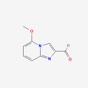 molecular formula C9H8N2O2 B7904427 5-methoxy-Imidazo[1,2-a]pyridine-2-carboxaldehyde 