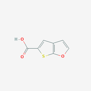 molecular formula C7H4O3S B7904458 Thieno[2,3-b]furan-5-carboxylic acid 