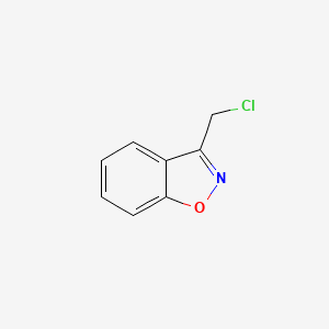 molecular formula C8H6ClNO B7904473 3-(Chloromethyl)benzo[d]isoxazole 