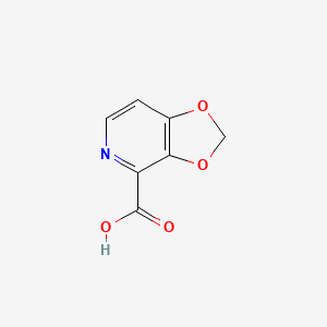 molecular formula C7H5NO4 B7904498 2H-[1,3]dioxolo[4,5-c]pyridine-4-carboxylic acid 