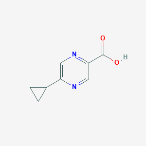 molecular formula C8H8N2O2 B7904515 5-Cyclopropylpyrazine-2-carboxylic acid 