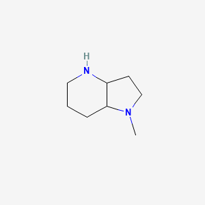 molecular formula C8H16N2 B7904627 1-Methyloctahydro-1H-pyrrolo[3,2-b]pyridine 