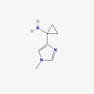 1-(1-Methyl-1h-imidazol-4-yl)cyclopropan-1-amine