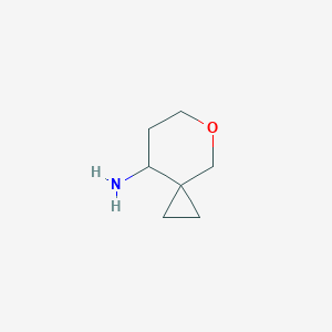 molecular formula C7H13NO B7904681 5-Oxaspiro[2.5]octan-8-amine 