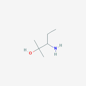 molecular formula C6H15NO B7904710 3-Amino-2-methylpentan-2-ol 