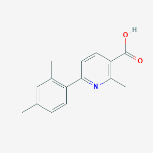 6-(2,4-Dimethylphenyl)-2-methylpyridine-3-carboxylic acid