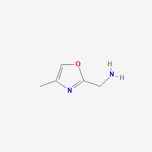 molecular formula C5H8N2O B7904759 (4-Methyloxazol-2-YL)methanamine 