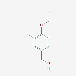 molecular formula C10H14O2 B7904774 4-Ethoxy-3-methylbenzyl alcohol 