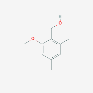 molecular formula C10H14O2 B7904782 (2-Methoxy-4,6-dimethylphenyl)methanol 