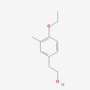 molecular formula C11H16O2 B7904802 4-Ethoxy-3-methylphenethyl alcohol 