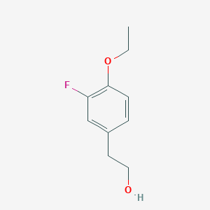 molecular formula C10H13FO2 B7904805 4-Ethoxy-3-fluorophenethyl alcohol 