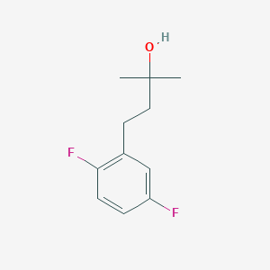 4-(2,5-Difluorophenyl)-2-methylbutan-2-ol