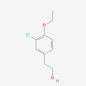 molecular formula C10H13ClO2 B7904837 3-Chloro-4-ethoxyphenethyl alcohol 