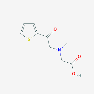 molecular formula C9H11NO3S B7904843 [Methyl-(2-oxo-2-thiophen-2-yl-ethyl)-amino]-acetic acid 