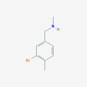 [(3-Bromo-4-methylphenyl)methyl](methyl)amine