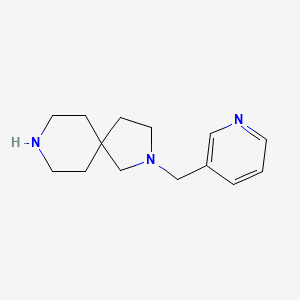 molecular formula C14H21N3 B7904883 2-(Pyridin-3-ylmethyl)-2,8-diazaspiro[4.5]decane 