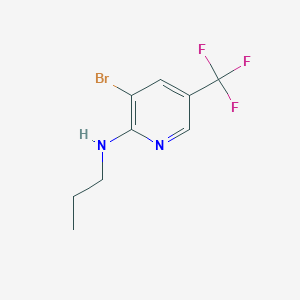 3-Bromo-N-propyl-5-(trifluoromethyl)pyridin-2-amine