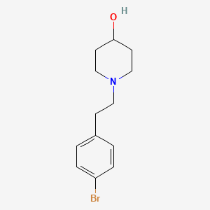 molecular formula C13H18BrNO B7904948 1-(4-Bromophenethyl)piperidin-4-ol 