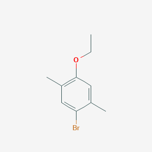 molecular formula C10H13BrO B7905096 1-Bromo-4-ethoxy-2,5-dimethylbenzene 