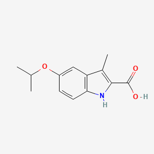 3-methyl-5-(propan-2-yloxy)-1H-indole-2-carboxylic acid