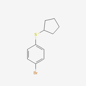 (4-Bromophenyl)(cyclopentyl)sulfane